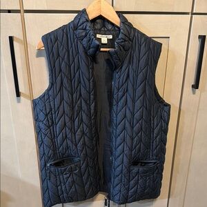 Coldwater Creek Midnight Quilted Vest